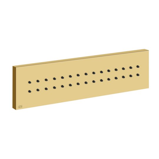 Бічний душ Gessi Inverso Rigato, Gold CCP (32975-080) Бокові душі (форсунки) Золото