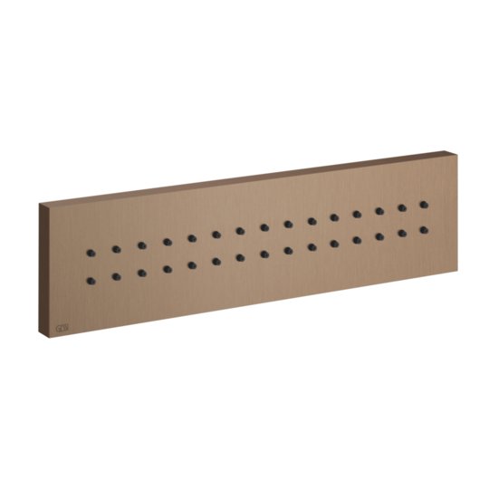 Бічний душ Gessi Inverso Rigato, Copper Brushed PVD (32975-708) Бокові душі (форсунки) Матовая медь PVD