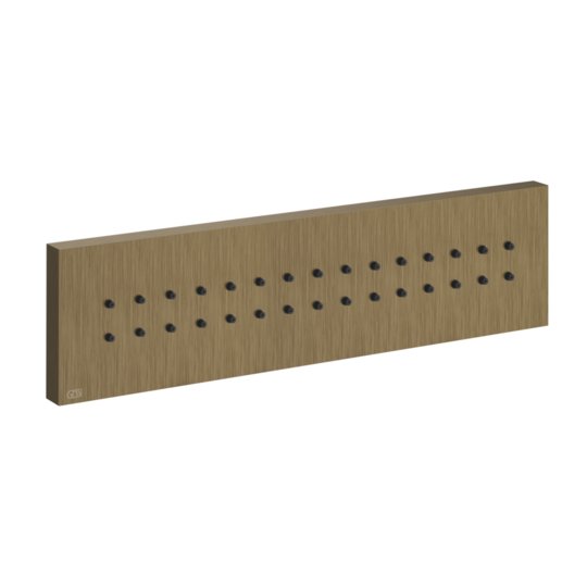 Боковой душ Gessi Inverso Rigato, Antique Brass (32975-713) Боковые души (форсунки) античная латунь