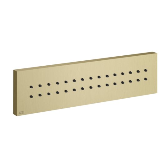 Бічний душ Gessi Inverso Rigato, Brass Brushed PVD (32975-727) Бокові душі (форсунки) Матовая латунь PVD