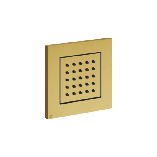 Бічний душ Gessi Inverso Rigato, Gold Brushed CCP (32984-087) Бокові душі (форсунки) Золото матове