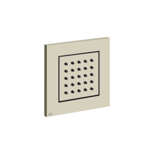Боковой душ Gessi Inverso Rigato, Nickel PVD (32984-720) Боковые души (форсунки) Никель PVD