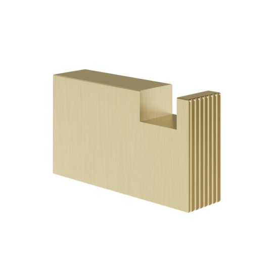 Крючок для халатов Gessi Inverso Rigato, Brass Brushed PVD (73521-727) Крючки для халатов и полотенец Gessi