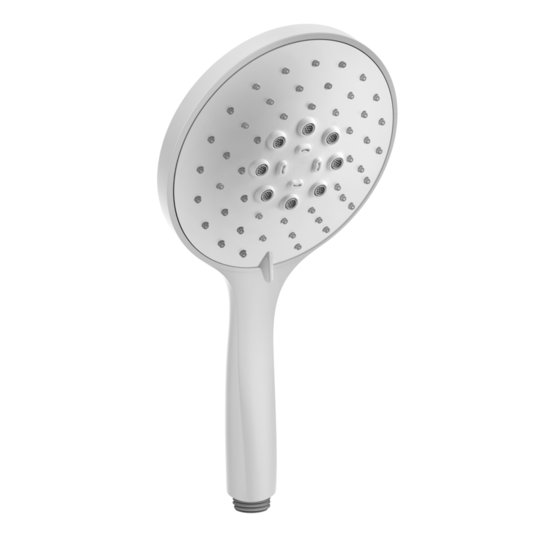 Ручний душ із чорним диском Gessi Inverso Rigato, Matte White (14378-279) Ручні душі (лійки) Білий матовий