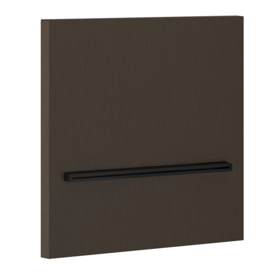Душевой каскадный излив Gessi Inverso Rigato, Dark Bronze (20295-845) Верхние души Темная бронза