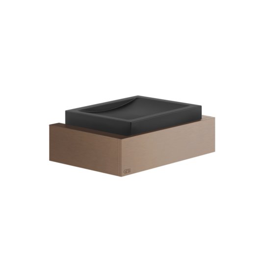 Мыльница Gessi Inverso Rigato, Copper Brushed PVD (20802-708) Мыльницы Gessi