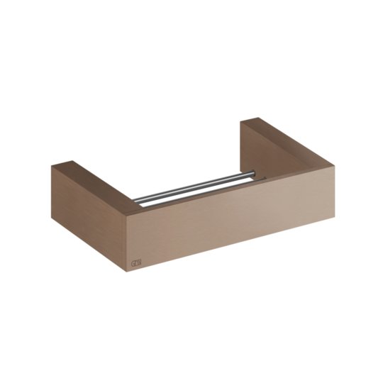 Полочка для душа Gessi Inverso Rigato, Copper Brushed PVD (20804-708) Полочки Gessi