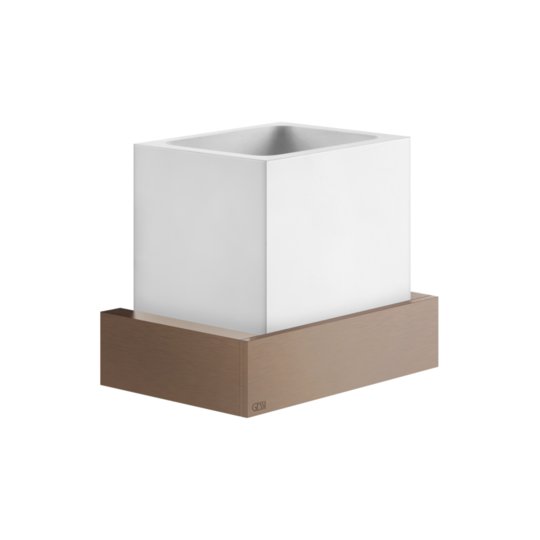 Стакан для зубных щеток Gessi Inverso Rigato, Copper Brushed PVD (20807-708) Стаканы для зубных щеток Gessi