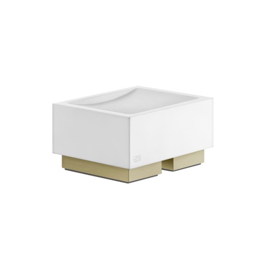 Мыльница Gessi Inverso Rigato, Brass Brushed PVD (20825-727) Мыльницы Gessi