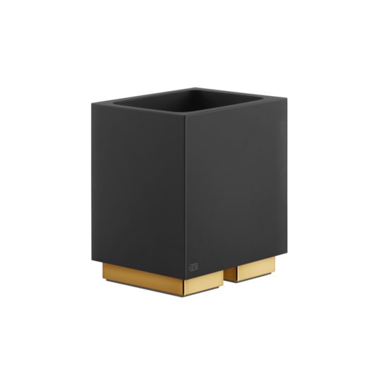 Стакан для зубных щеток Gessi Inverso Rigato, Gold CCP (20832-080) Стаканы для зубных щеток Gessi
