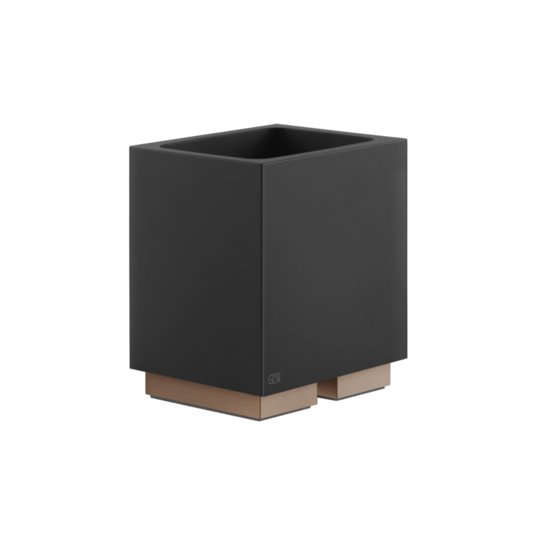 Склянка для зубних щіток Gessi Inverso Rigato, Copper Brushed PVD (20832-708) Склянки для зубних щіток Gessi