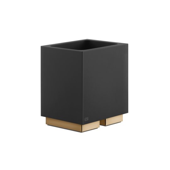 Склянка для зубних щіток Gessi Inverso Rigato, Warm Bronze PVD (20832-735) Склянки для зубних щіток Gessi
