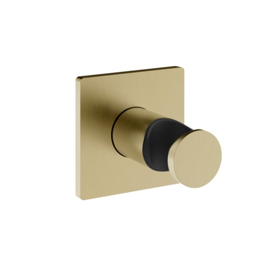 Держатель ручного душа Gessi Inverso Rigato, Brass Brushed PVD (73057-727) Gessi Коллекция Inverso Rigato 