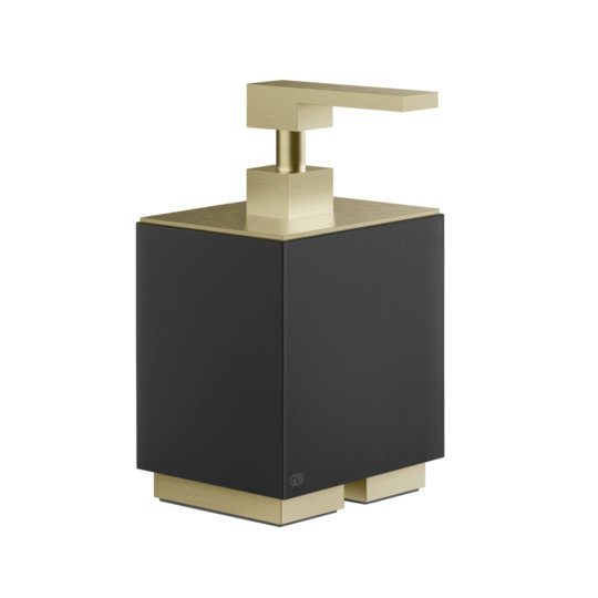 Дозатор рідкого мила Gessi Inverso Rigato, Brass Brushed PVD (20838-727) Дозатори рідкого мила Gessi