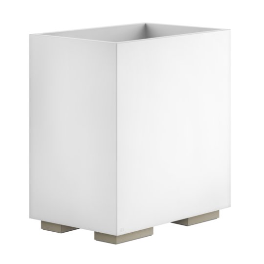 Кошик для сміття Gessi Inverso, Finox Brushed Nickel (20990-149) Корзина для бумаги, Сміттєві відра Gessi