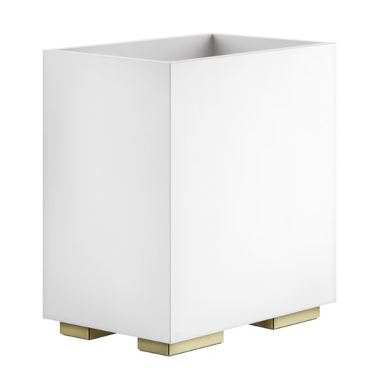 Корзина для мусора Gessi Inverso, Brass PVD (20990-710) Корзина для бумаги, Мусорные ведерки Gessi