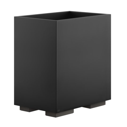 Корзина для мусора Gessi Inverso, Black Metal Br. PVD (20991-707) Мусорные ведерки Gessi