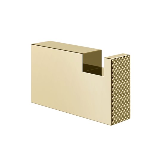 Крючок для халатов Gessi Inverso Diamantato, Brass PVD (73621-710) Крючки для халатов и полотенец Gessi