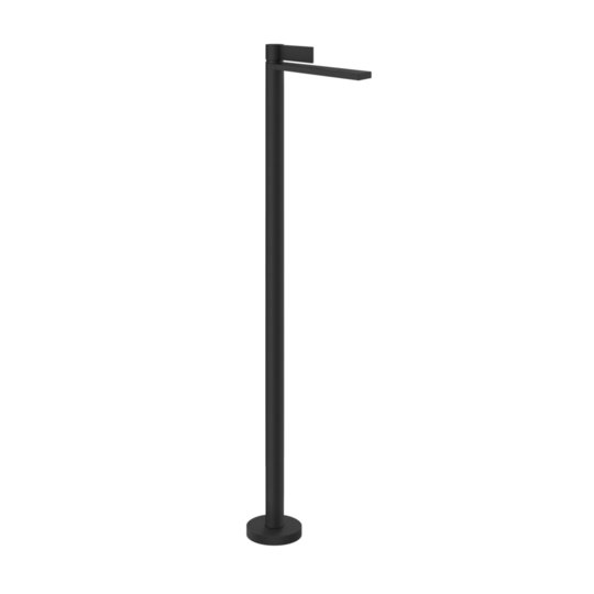 Напольный смеситель для раковины Gessi Inverso Diamantato, Matte Black (73695-299) Для раковины Черный матовый