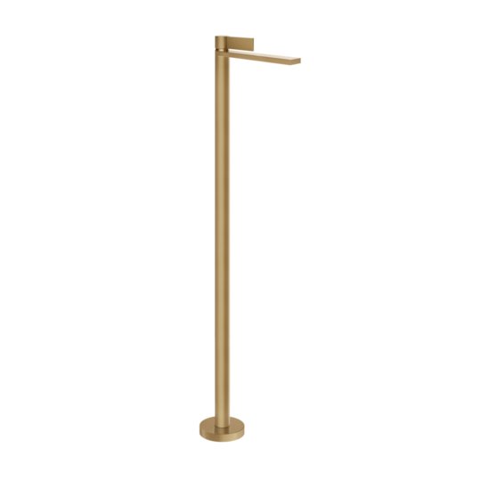 Напольный смеситель для раковины Gessi Inverso Diamantato, Warm Bronze Br. PVD (73695-726) Для раковины Матовая бронза PVD