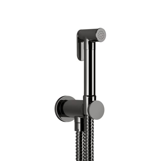 Гигиенический душ Gessi Inverso, Black Metal PVD (14331-706) Гигиенические души Черный металлик PVD