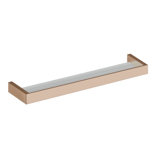 Полочка 12х60 см Gessi Inverso, Copper PVD (20945-030) Полочки Gessi