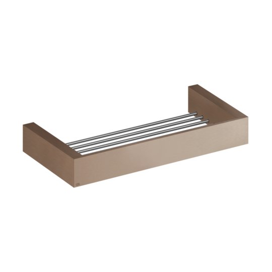 Полочка 30 см Gessi Inverso, Copper Brushed PVD (20947-708) Полочки Gessi