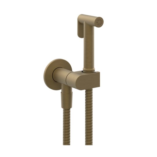 Гигиенический душ Gessi Inverso, Antique Brass (45126-713) Гигиенические души античная латунь