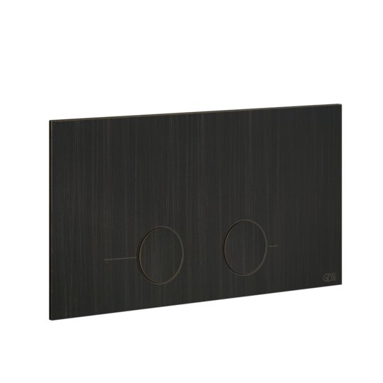 Клавіша змиву Gessi Inverso VIEGA 1H, 2H, 2L, Aged Bronze (54613-187) Для унітазів 