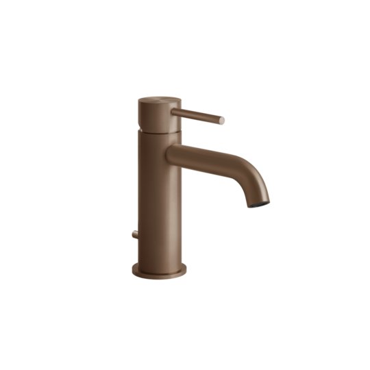 Змішувач для раковини Gessi Gessi316 Flessa, з донним клапаном, Copper Brushed PVD (54001-708) Для раковини Матовая медь PVD