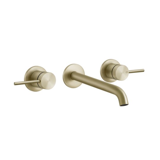 Смеситель для раковины Gessi Gessi316 Flessa, длина излива 181 мм, Warm Brass Brushed PVD (54094-727) Для раковины Матовая латунь PVD