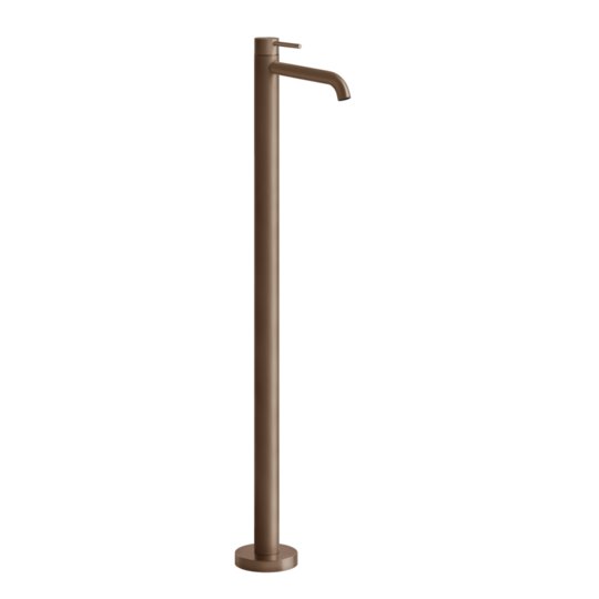 Напольный смеситель для раковины Gessi Gessi316 Flessa, Copper Brushed PVD (54097-708) Для раковины Матовая медь PVD