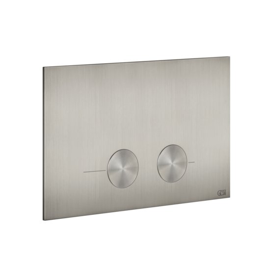 Клавиша смыва Gessi Inverso для систем инсталляций Geberit Sigma, Steel Brushed (54611-239) Для унитазов 