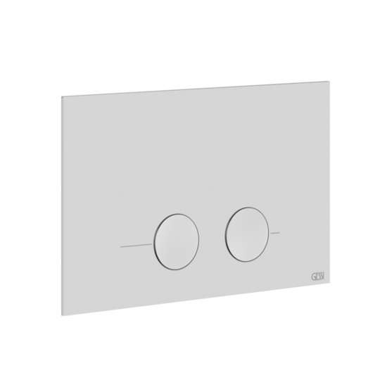 Клавиша смыва Gessi Inverso для систем инсталляций Geberit Sigma, Matte White (54611-279) Для унитазов 