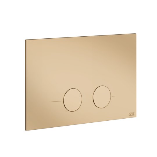 Клавиша смыва Gessi Inverso для систем инсталляций Geberit Sigma, Warm Bronze PVD (54611-735) Для унитазов 