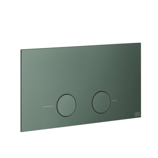 Клавиша смыва Gessi Inverso VIEGA 1H, 2H, 2L, Matte Agave (54613-276) Для унитазов 