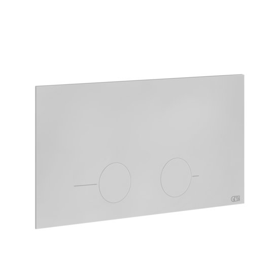 Клавиша смыва Gessi Inverso VIEGA 1H, 2H, 2L, Matte White (54613-279) Для унитазов 