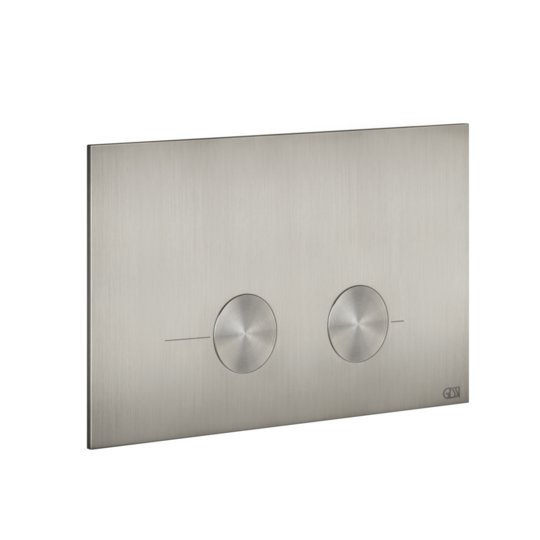 Клавіша змиву SANIT для систем інсталяцій Gessi Inverso, Steel Brushed (54619-239) Для унітазів 