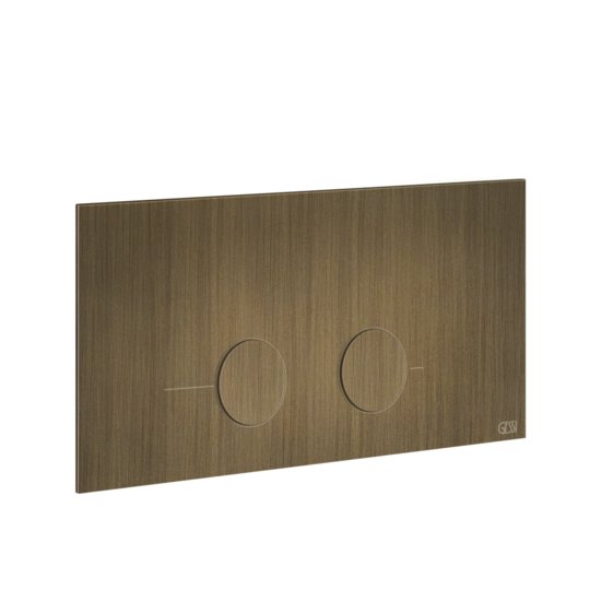 Клавиша смыва Gessi Inverso для систем инсталляций VIEGA PREVISTA, Antique Brass (54621-713) Для унитазов 