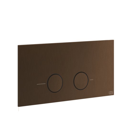 Клавиша смыва Gessi Inverso для систем инсталляций VIEGA PREVISTA, Dark Bronze (54621-845) Для унитазов 