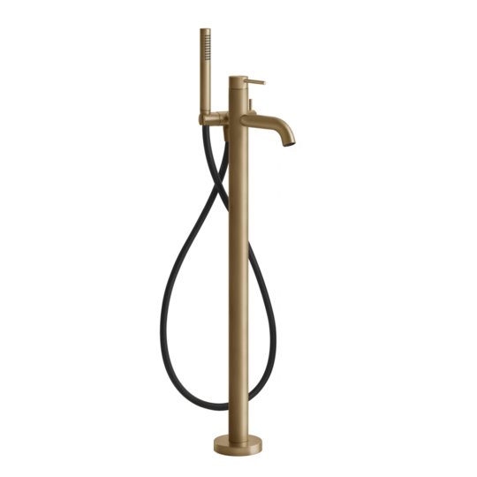 Смеситель для ванны Gessi Gessi316, Warm Bronze Br. PVD (54028-726) Для ванны Матовая бронза PVD