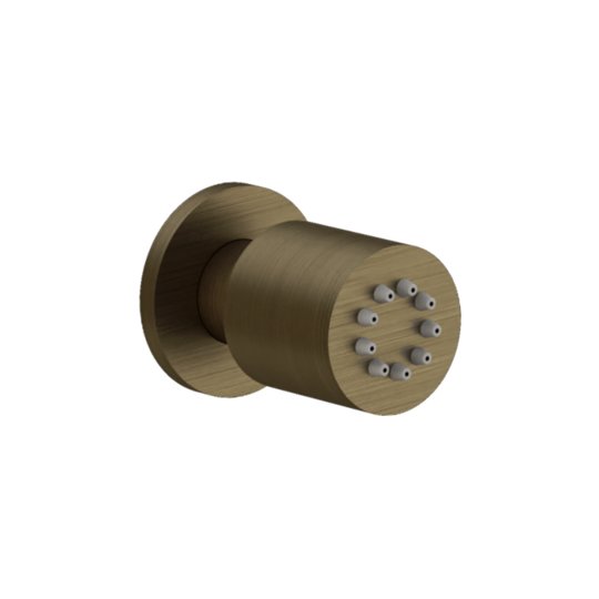 Поворотный боковой душ Gessi Gessi316, Antique Brass (13375-713) Боковые души (форсунки) античная латунь
