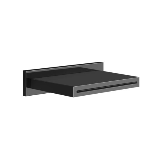 Каскадный излив для душа Gessi Gessi316, Black Metal PVD (20293-706) Верхние души Черный металлик PVD