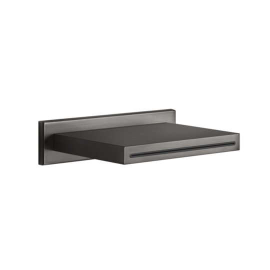 Каскадный излив для душа Gessi Gessi316, Black Metal Br. PVD (20293-707) Верхние души Черный матовый металлик PVD
