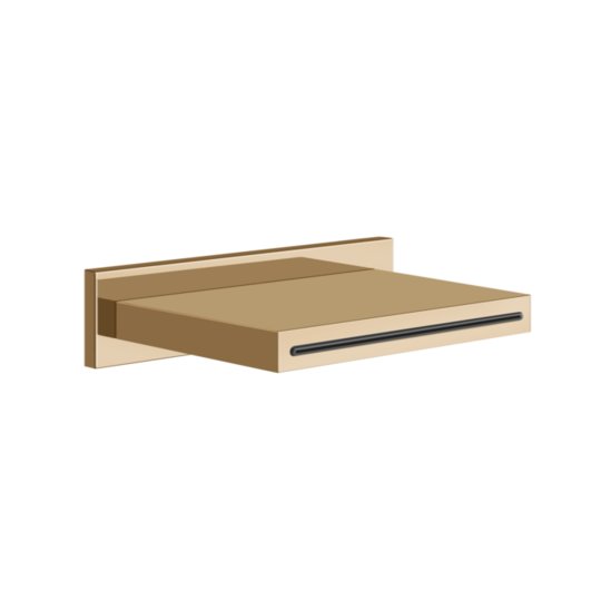 Каскадный излив для душа Gessi Gessi316, Warm Bronze PVD (20293-735) Верхние души Бронза PVD