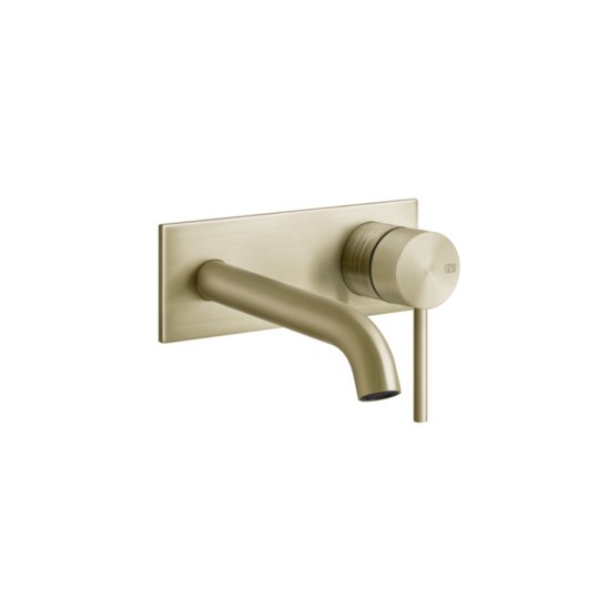 Смеситель для раковины Gessi Gessi316 Trame, длина излива 117 мм, Brass Brushed PVD (54388-727) Для раковины Матовая латунь PVD