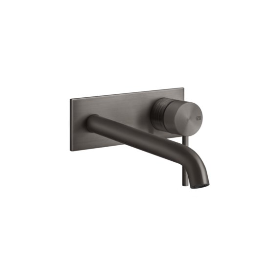 Змішувач для раковини Gessi Gessi316 Trame, довжина виливу 171 мм, Black Metal Br. PVD (54390-707) Для раковини Черный матовый металлик PVD