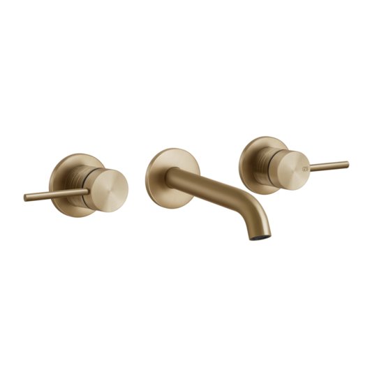 Змішувач для раковини Gessi Gessi316 Trame, довжина виливу 127 мм, Warm Bronze Br. PVD (54392-726) Для раковини Матовая бронза PVD