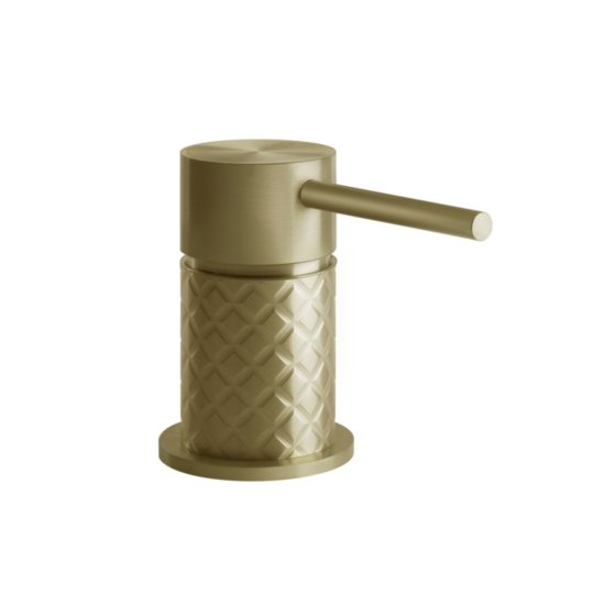 Смеситель для раковины удаленного управления Gessi Gessi316 Intreccio, Brass Brushed PVD (54105-727) Для раковины Матовая латунь PVD
