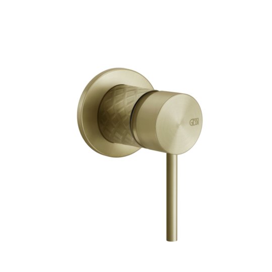 Настенный смеситель для раковины Gessi Gessi316 Intreccio, Brass Brushed PVD (54119-727) Для раковины Матовая латунь PVD